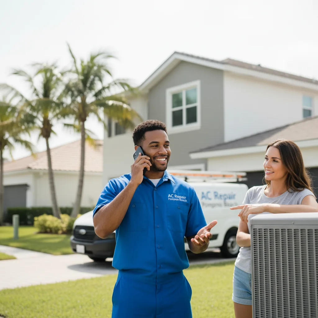 AC Repair Pompano Beach customer support in Davidsville